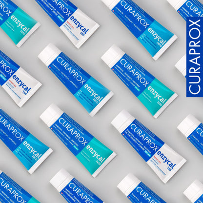 Dentifrice Enzycal Zero de Curaprox - Soin bucco-dentaire naturel à base d'enzymes, 75 ml
