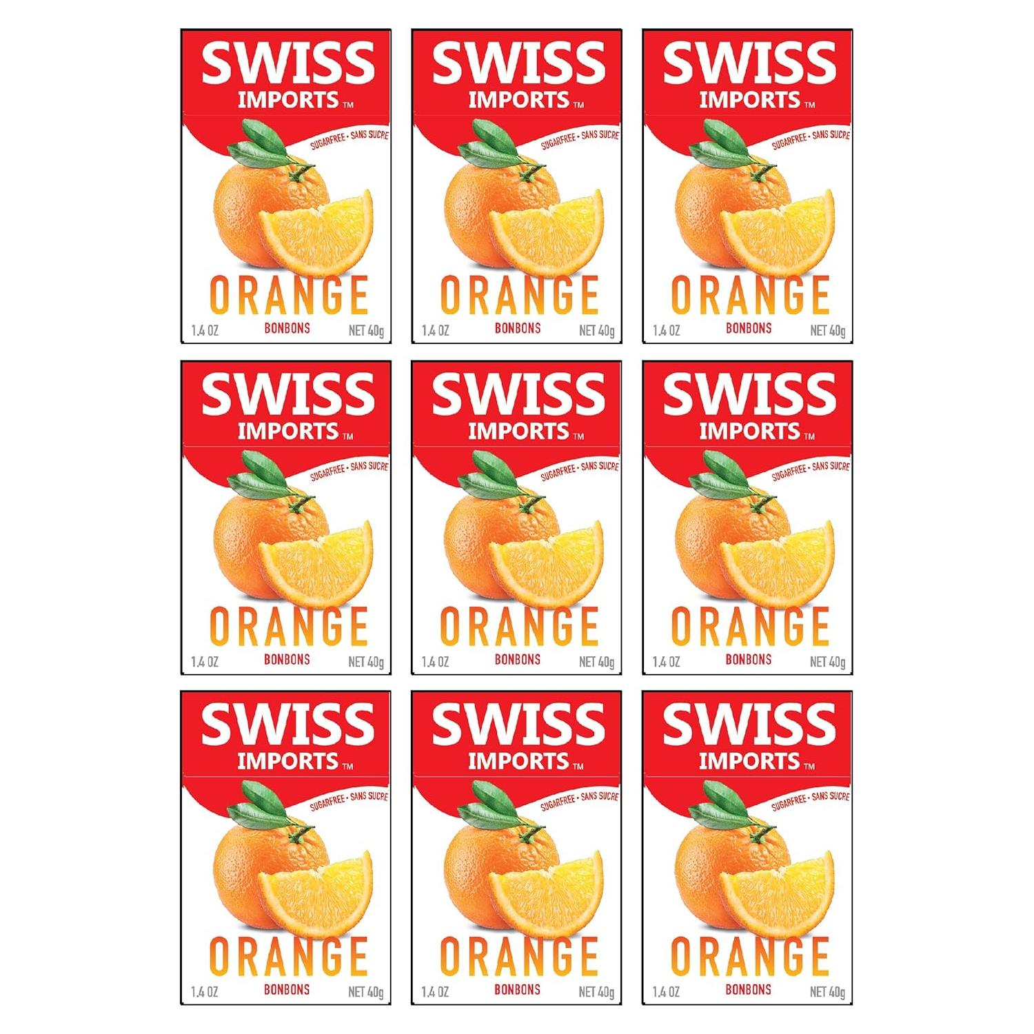 Swiss Imports Orange Sugarfree Candy Bonbons - 1.4oz Sugarfree Candy Pasteur Pharmacy