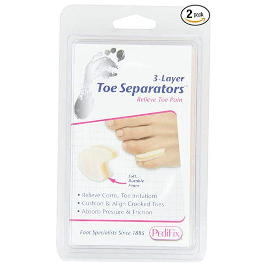 PediFix 3-Layer Toe Separators 6 count Toe Separators Pasteur Pharmacy
