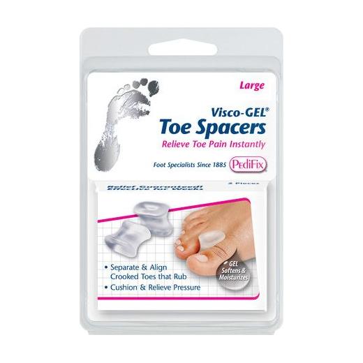 PediFix Visco-Gel Toe Spacers Large 2 ea Toe Spacers Pasteur Pharmacy