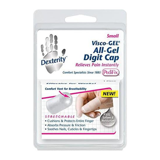 PediFix Visco Gel Finger Protection Digit Cap Small Each Finger Protection Digit Cap Pasteur Pharmacy