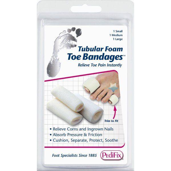 PediFix Tubular-Foam Toe Bandages 3 Ct Foot Care Pasteur Pharmacy