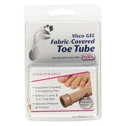 PediFix Visco-Gel Fabric-Covered Toe Tube Large Foot Care Product Pasteur Pharmacy