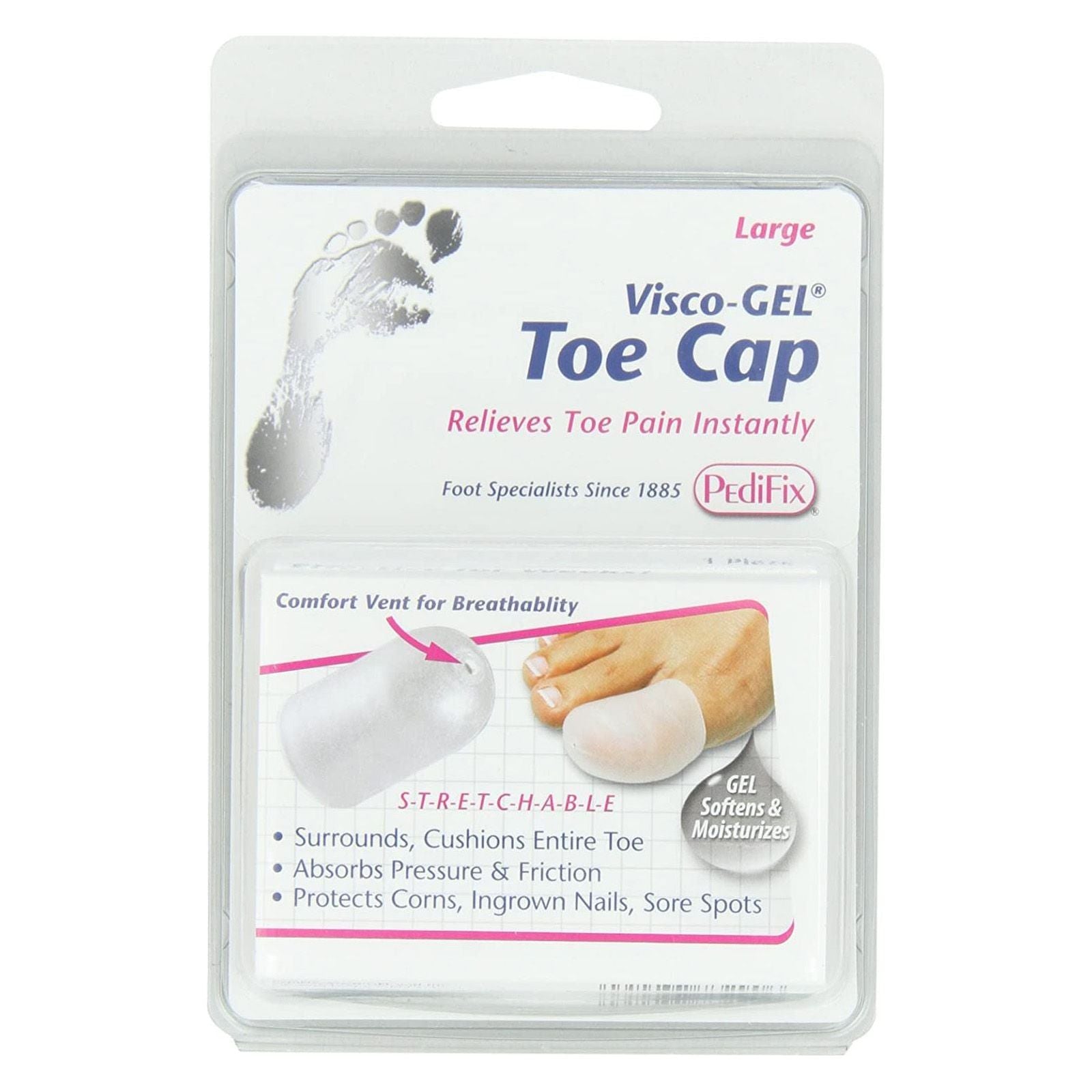 PediFix Visco-Gel Toe Cap X-Large Toe Cap Pasteur Pharmacy