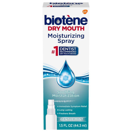 Biotene Moisturizing Dry Mouth Spray, Gentle Mint - 1.5 Fl Oz Oral Care Pasteur Pharmacy
