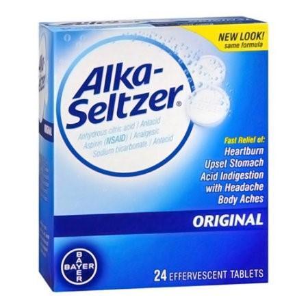 Alka-Seltzer Antacid/Analgesic, Original, Effervescent Tablets Health & Beauty Pasteur Pharmacy