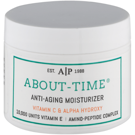 About Time Anti-aging Moisturizer, Vitamin C & Alpha Hydroxy Cream 2.2oz Anti-Aging Skin Care Kits Pasteur Pharmacy