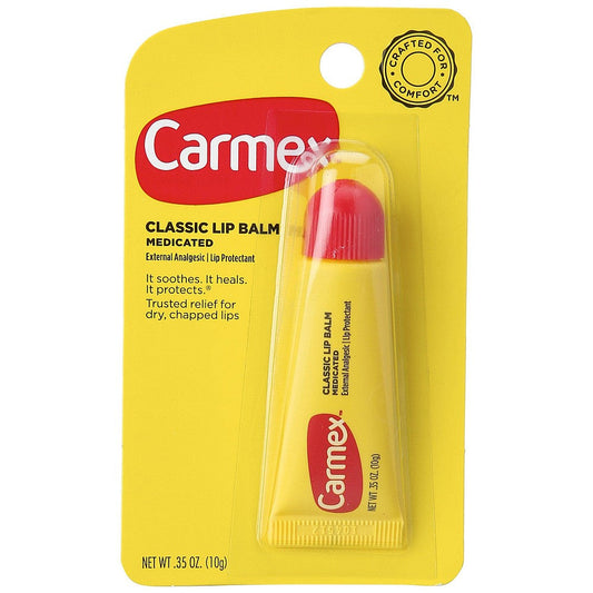 Carmex Classic Medicated Lip Balm Tube, Original, 0.35 Oz Lip Balms & Treatments Pasteur Pharmacy