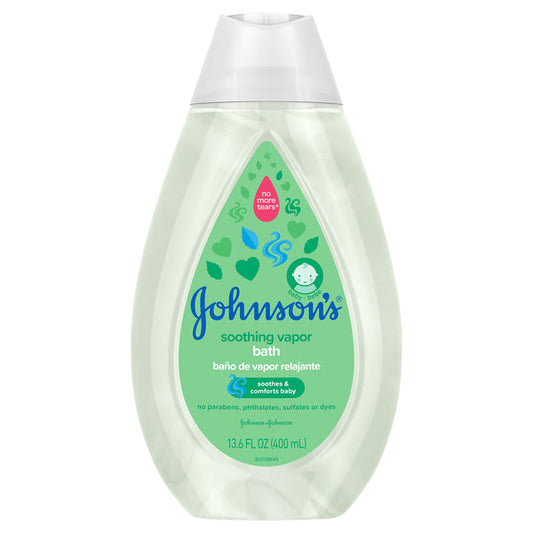Johnson's Baby Soothing Vapor Bath To Relax Babies - 13.6 Fl Oz Bath & Body Pasteur Pharmacy