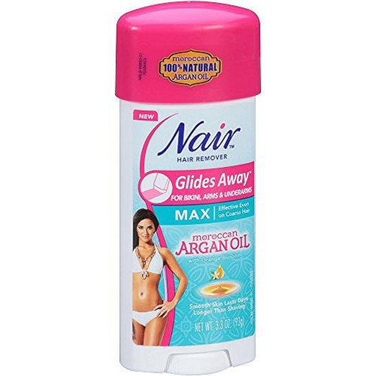 Nair Glides Away Hair Remover Cream, Nourish, Moroccan Argan Oil & Orange Blossom Hair Removal Pasteur Pharmacy