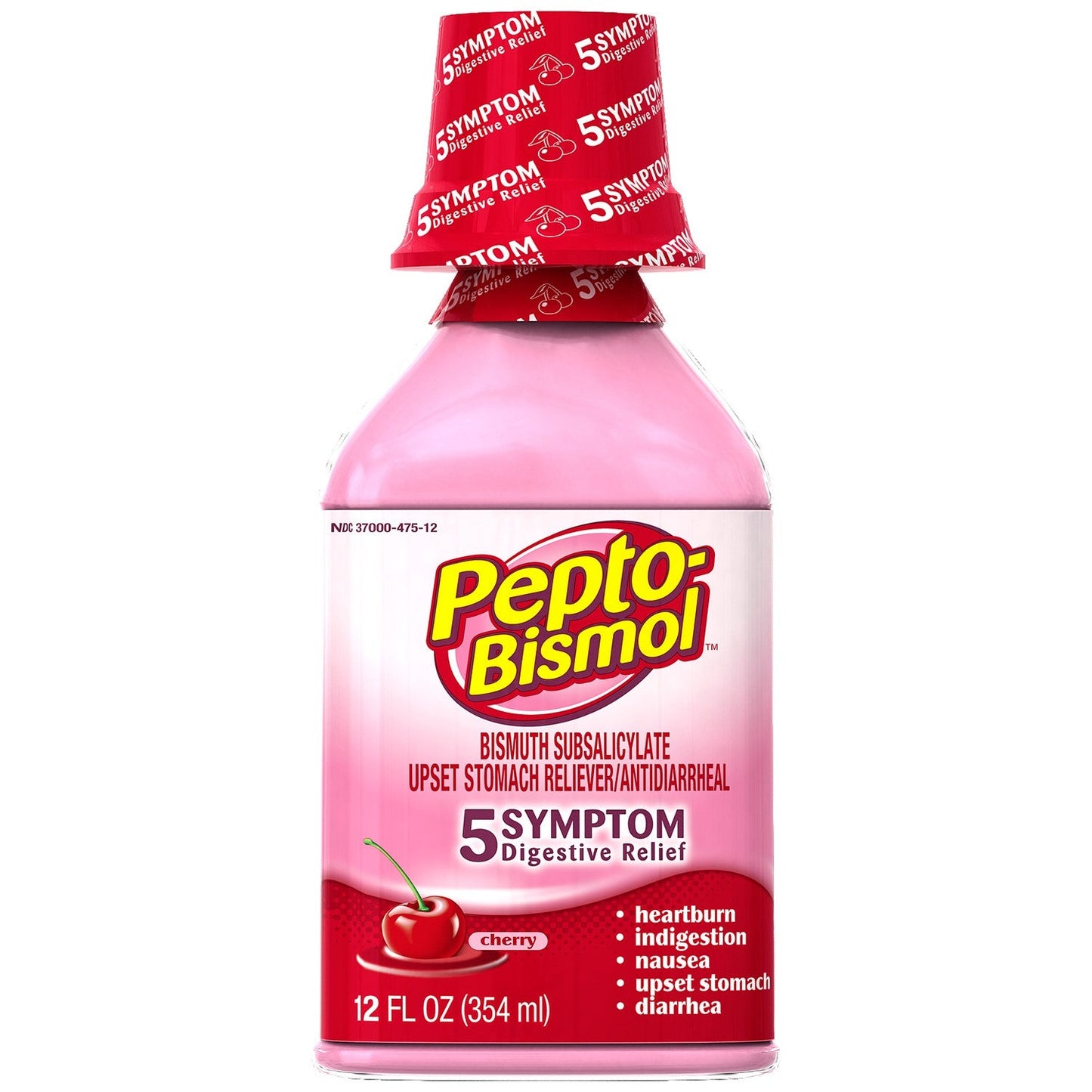 Pepto-Bismol Liquid Cherry Reg Strength 12 Oz Health & Beauty Pasteur Pharmacy