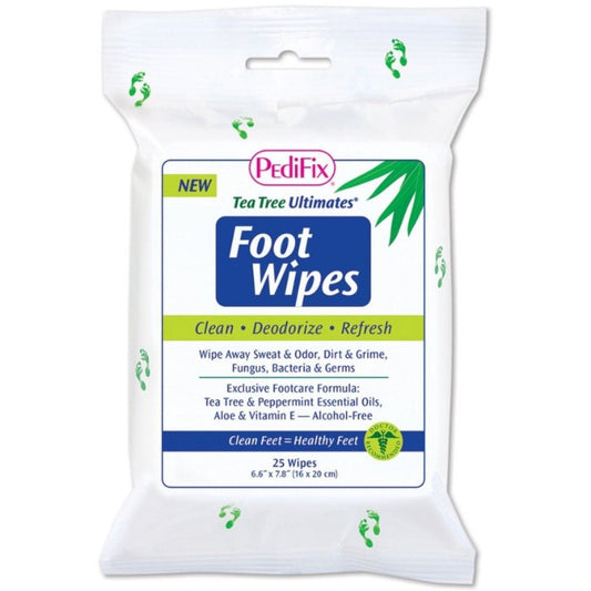PediFix Tea Tree Ultimates Foot Wipes Hand Sanitizers & Wipes Pasteur Pharmacy