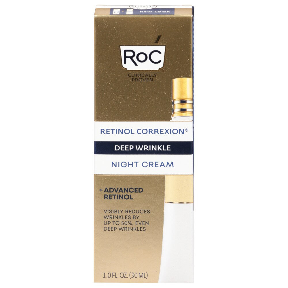 RoC Retinol Correxion Deep Wrinkle Night Cream 1.0 Fl Oz Health & Beauty Pasteur Pharmacy