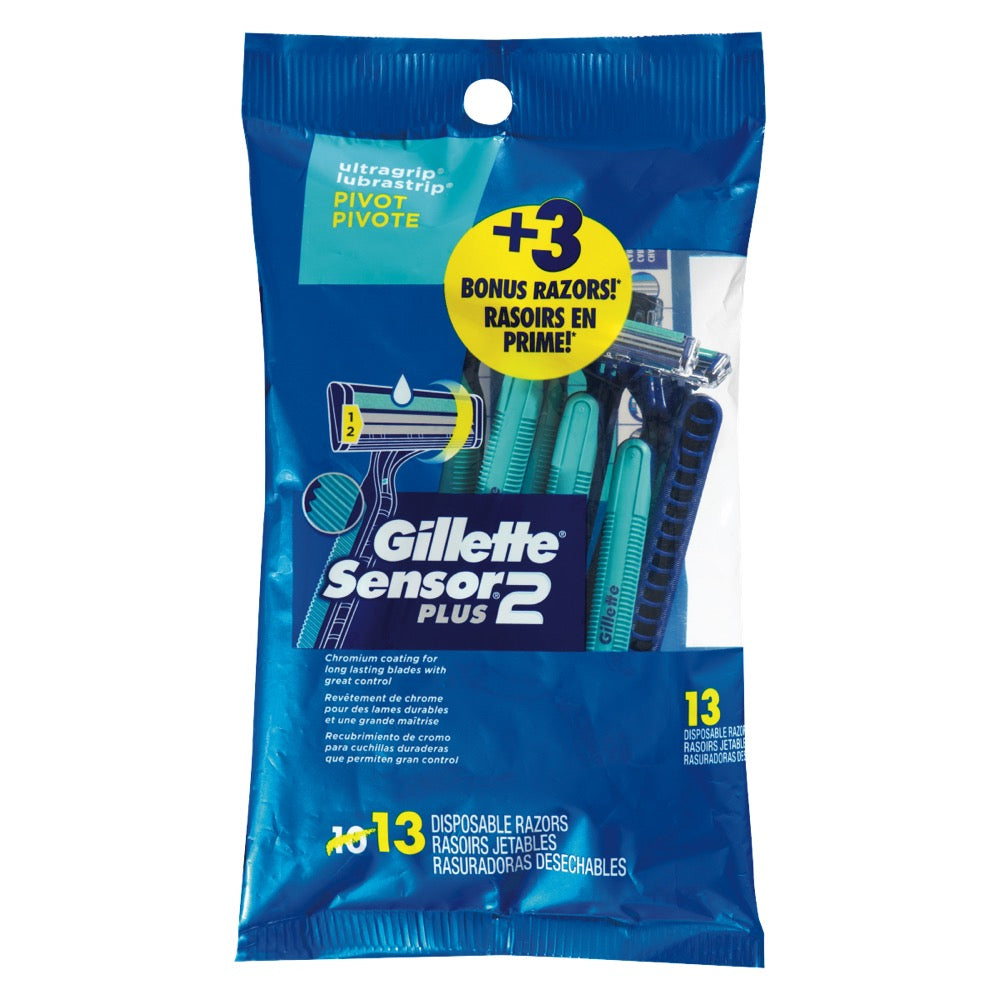 Gillette Sensor 2 Plus Pivot Disposable Razors