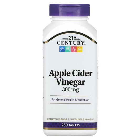 21st Century® Apple Cider Vinegar 300 mg – Digestive &amp; Metabolic Support (Tablets) Vinegar Pasteur Pharmacy