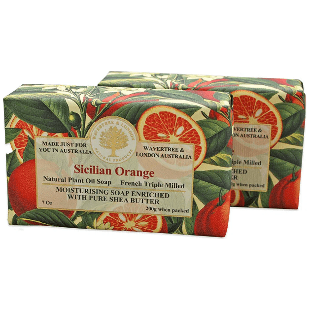 Wavertree & London Sicilian Orange Australian Natural Luxury Soap Bar 7 Oz Luxury Soap Bar Pasteur Pharmacy