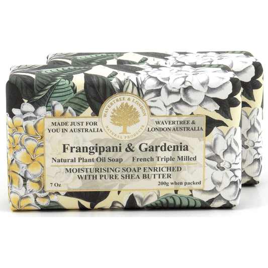Wavertree & London Frangipani & Gardenia Australian Natural Luxury Soap Bar 7 Oz Luxury Soap Bar Pasteur Pharmacy