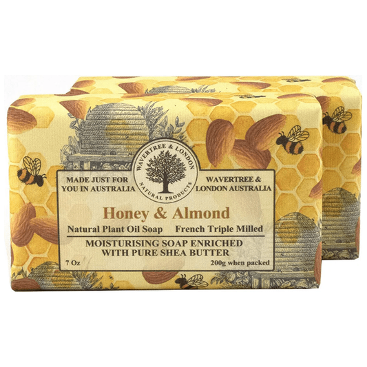Wavertree & London Honey Almond Australian Natural Luxury Soap Bar 7 Oz Luxury Soap Bar Pasteur Pharmacy
