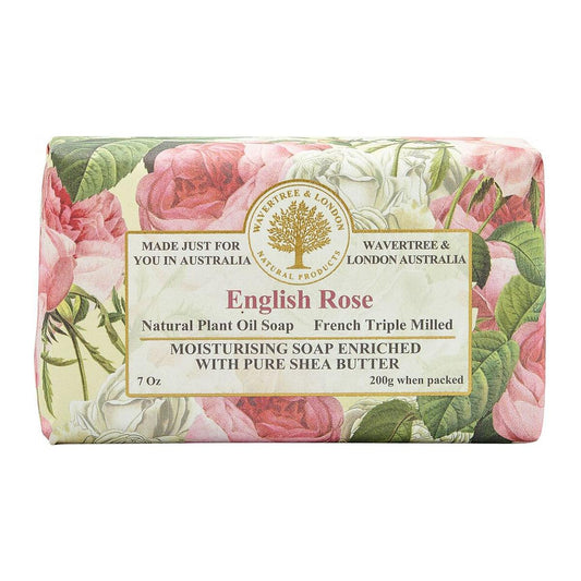 Wavetree & London English Rose French Triple Milled Soap 7oz Triple Milled Soap Pasteur Pharmacy