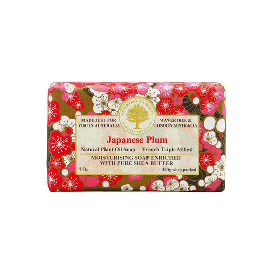 Wavetree & London Japanese Plum French Triple Milled Soap 7oz French Triple Milled Soap Pasteur Pharmacy