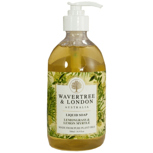 Wavertree & London Lemongrass and Lemon Myrtle Liquid Soap, 16.9 fl. oz Liquid Soap Pasteur Pharmacy