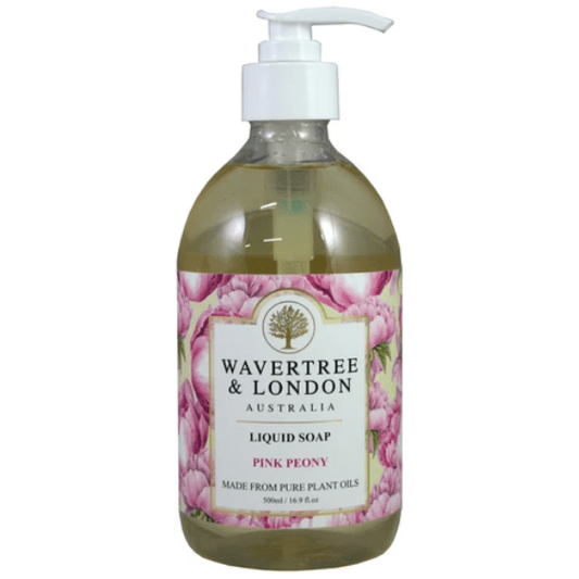 Wavertree & London Liquid Soap Pink Peony 16.9 oz Liquid Soap Pasteur Pharmacy
