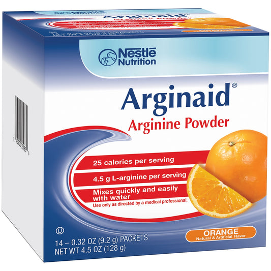 Arginaid Nestle Arginine Orange Powder Packets .32oz Vitamins & Supplements Pasteur Pharmacy