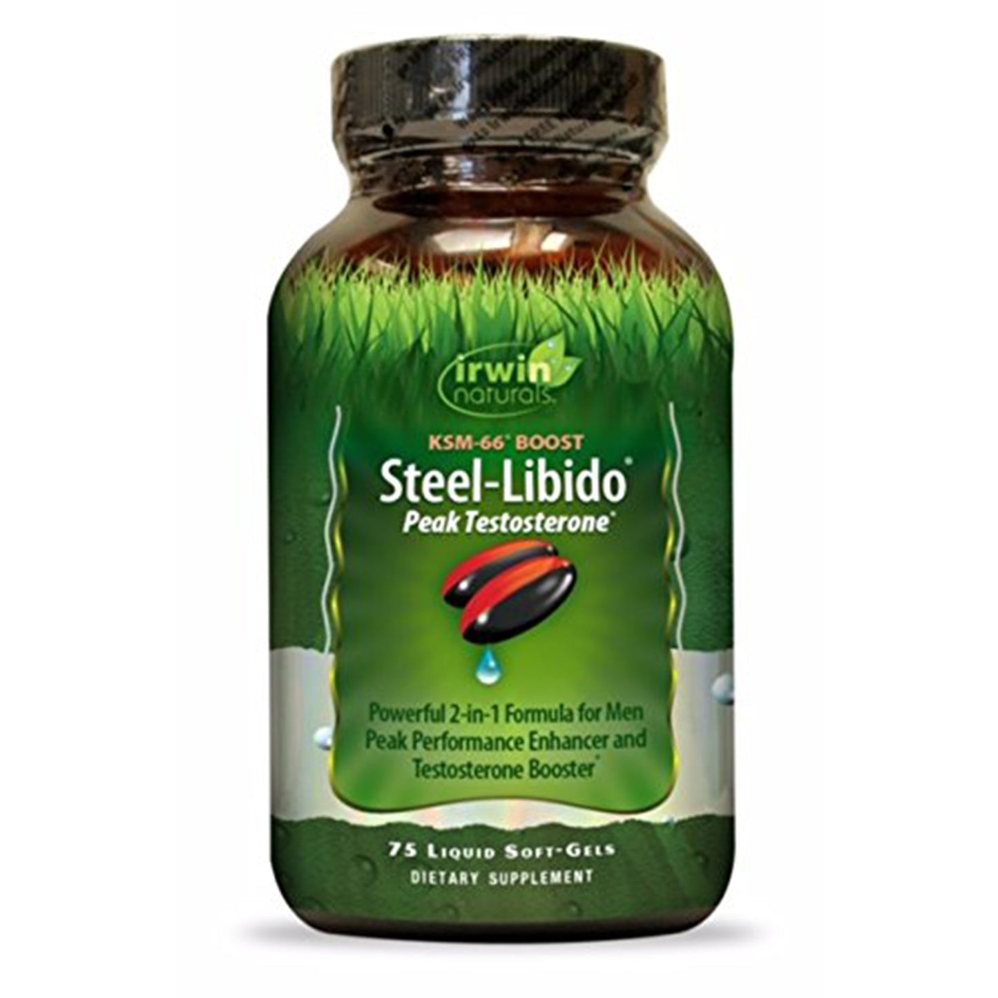 Irwin Naturals Steel Libido Peak Testosterone (75 Liquid Soft-gels) Vitamins & Supplements Pasteur Pharmacy