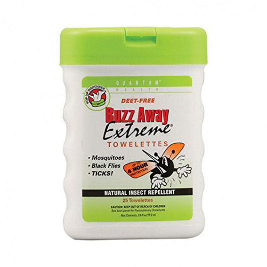 Quantum Buzz Away Extreme Natural Insect Repellent Towelettes Repellents Pasteur Pharmacy
