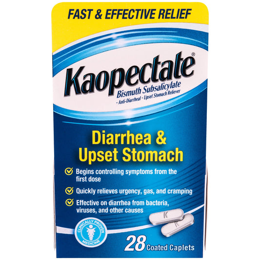 Kaopectate Multi-Symptom Relief Coated Caplets 28 Caps Health & Beauty Pasteur Pharmacy