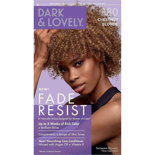 Dark and Lovely Fade Resist Hair Color Chestnut Blonde 380 Hair Color Pasteur Pharmacy Default Title