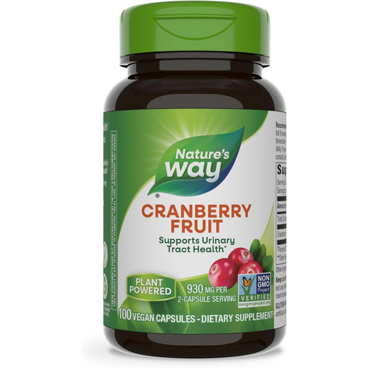 Nature's Way® Cranberry Fruit – 930 mg Vegan Capsules Vitamins & Supplements Pasteur Pharmacy