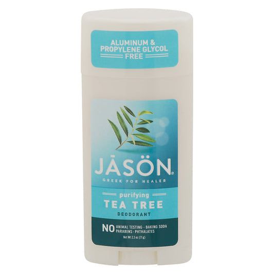 Jason Purifying Tea Tree Natural Deodorant Stick - 2.5oz Deodorant Pasteur Pharmacy
