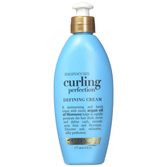 OGX Moroccan Argan Oil Curling Perfection Defining Cream 6 oz Hair Cream Pasteur Pharmacy