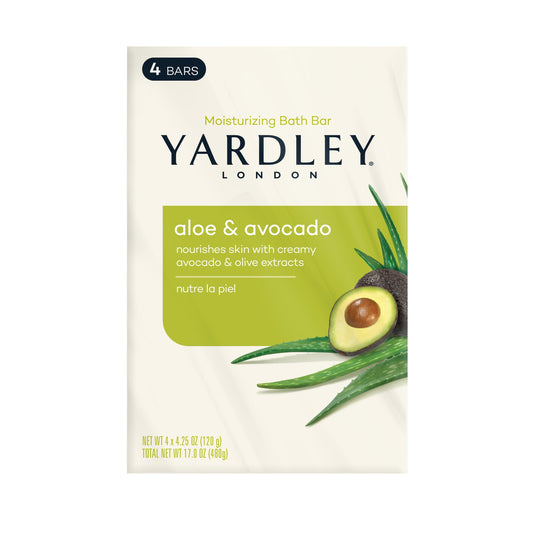 Yardley London Bath Bar, Nourishing, Aloe & Avocado Bath & Body Pasteur Pharmacy