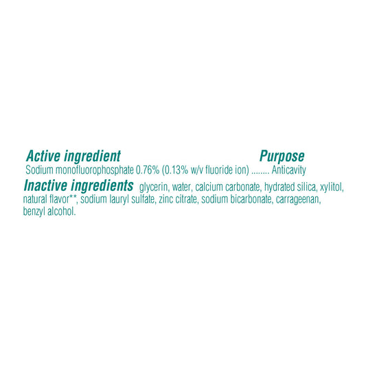 Tom's of Maine Whole Care Natural Toothpaste, Spearmint, 4 Oz Toothpaste Pasteur Pharmacy