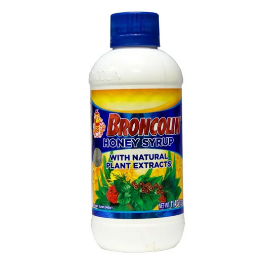 Broncolin Honey Syrup With Natural Plant Extracts – 11.4 oz Health & Beauty Pasteur Pharmacy