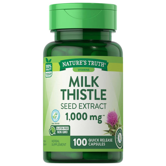 Nature's Truth® Milk Thistle Seed Extract – 1000 mg (High Potency) Vitamins & Supplements Pasteur Pharmacy