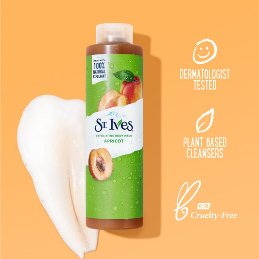 St. Ives Apricot Exfoliating Body Wash 473Ml Body Wash Pasteur Pharmacy