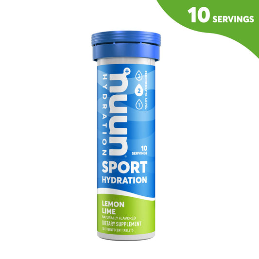 Nuun Sport Hydration, Lemon Lime Flavored, Effervescent Electrolyte Drink Tablets Sports & Energy Drinks Pasteur Pharmacy