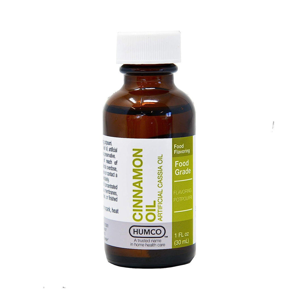 Humco Cinnamon Oil Food Grade 1oz Oil & Vinegar Dispensers Pasteur Pharmacy