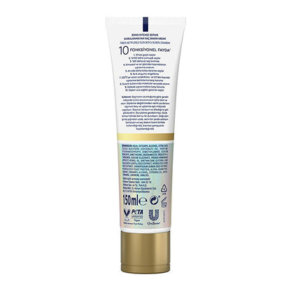 Après-shampoing sans rinçage Dove Bond Intense Repair : répare les dommages, complexe peptidique et protection thermique pour des cheveux soyeux et résistants