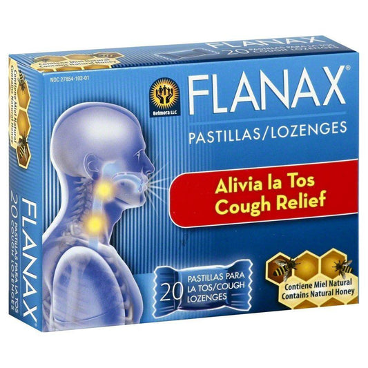 Flanax Cough Relief Throat Lozenges Honey Health & Beauty Pasteur Pharmacy