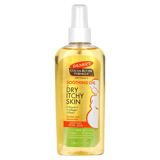 Palmer's Cocoa Butter Formula Soothing Oil for Dry, Itchy Skin, 5.1 oz Body Oil Pasteur Pharmacy