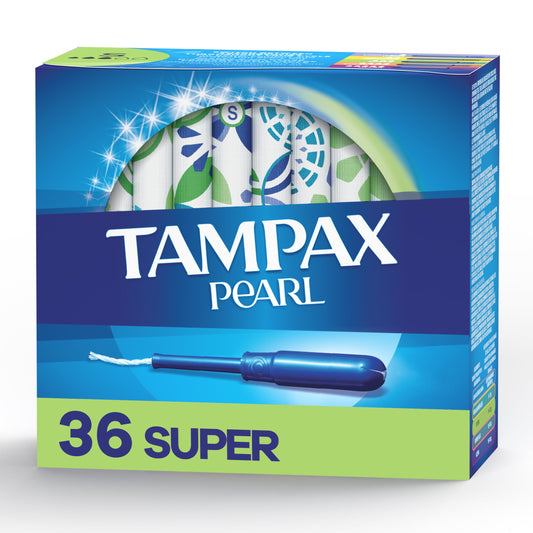Tampax Pearl Tampons Super Absorbency With Leak Guard Braid, Unscented Tampons Pasteur Pharmacy