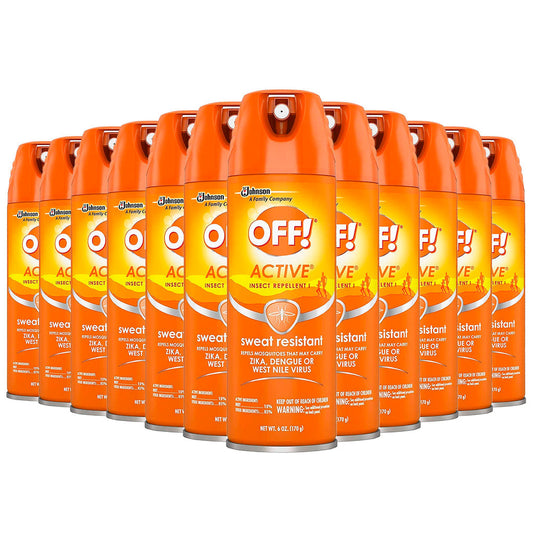 Off! Active Insect Repellent Spray Sweat Resistant 6 oz Repellents Pasteur Pharmacy