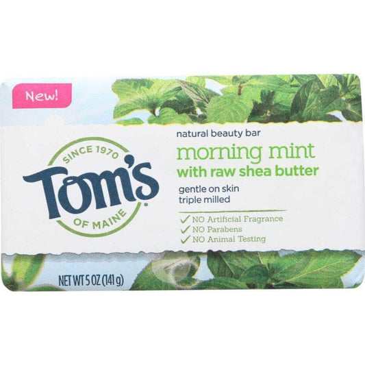 Tom's of Maine Morning Mint Natural Bar Soap - 5oz Health & Beauty Pasteur Pharmacy