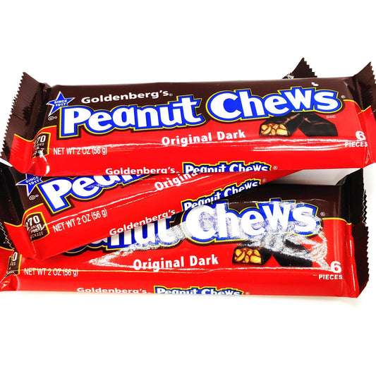 Goldenberg's Original Dark Chocolate Peanut Chews 2 Oz Candy & Chocolate Pasteur Pharmacy