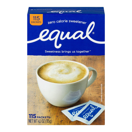 Equal Zero Calorie Original Sweetener Packets 100 ct Sugar & Sweeteners Pasteur Pharmacy