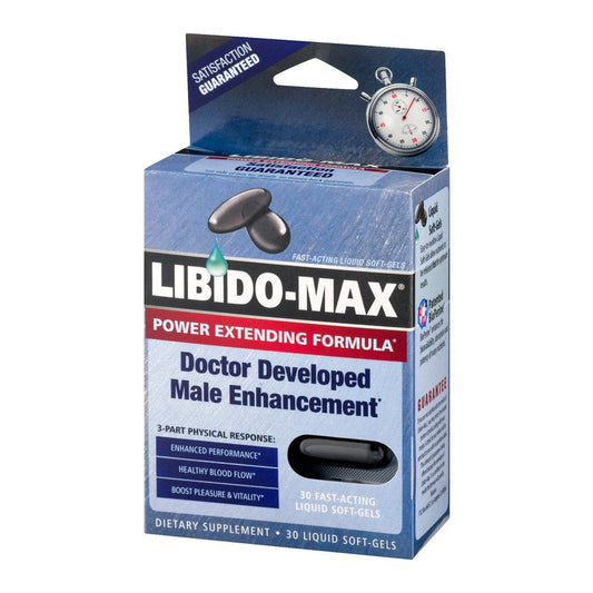 Libido Max Male Enhancement 30 Liquid Soft-Gels Vitamins & Supplements Pasteur Pharmacy